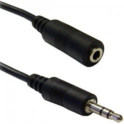 Cable extension de audio 3.5mm macho a 3.5mm hembra 1.5mt
