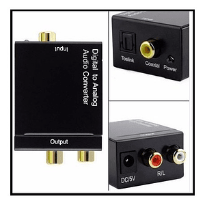 Conversor de Audio digital a 2RCA 