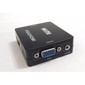 Adaptador VGA + Audio a HDMI 