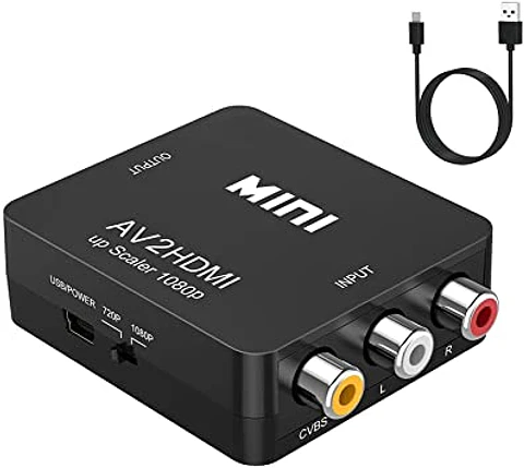 Adaptador RCA/AV a HDMI 
