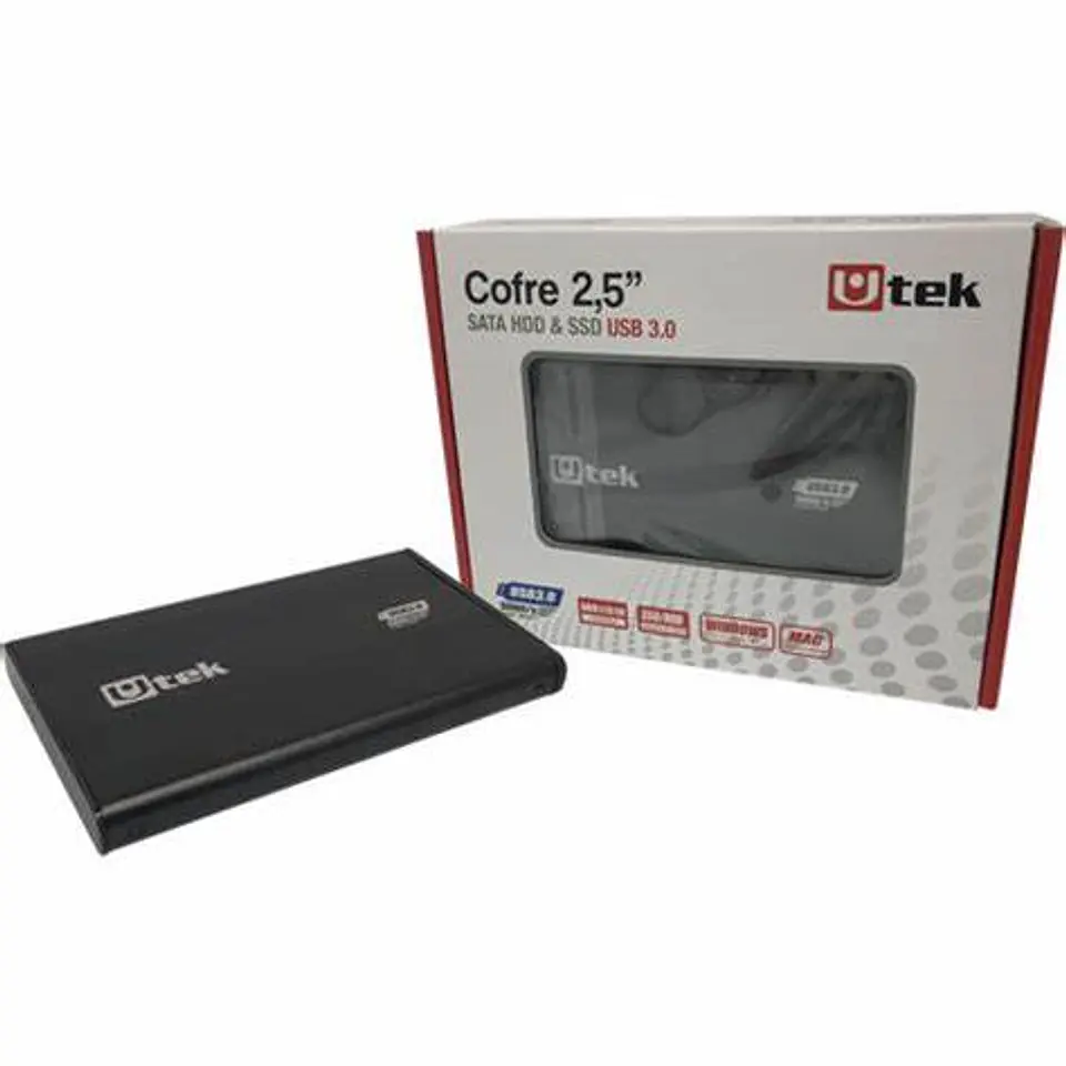 Cofre 2,5 UBS 3.0 Negro  2