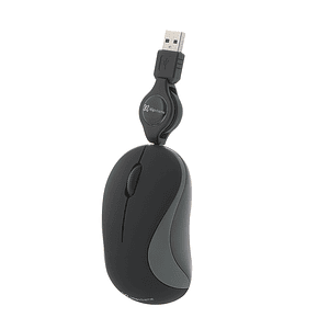 Mouse USB Retractil KlipXtreme Karbon