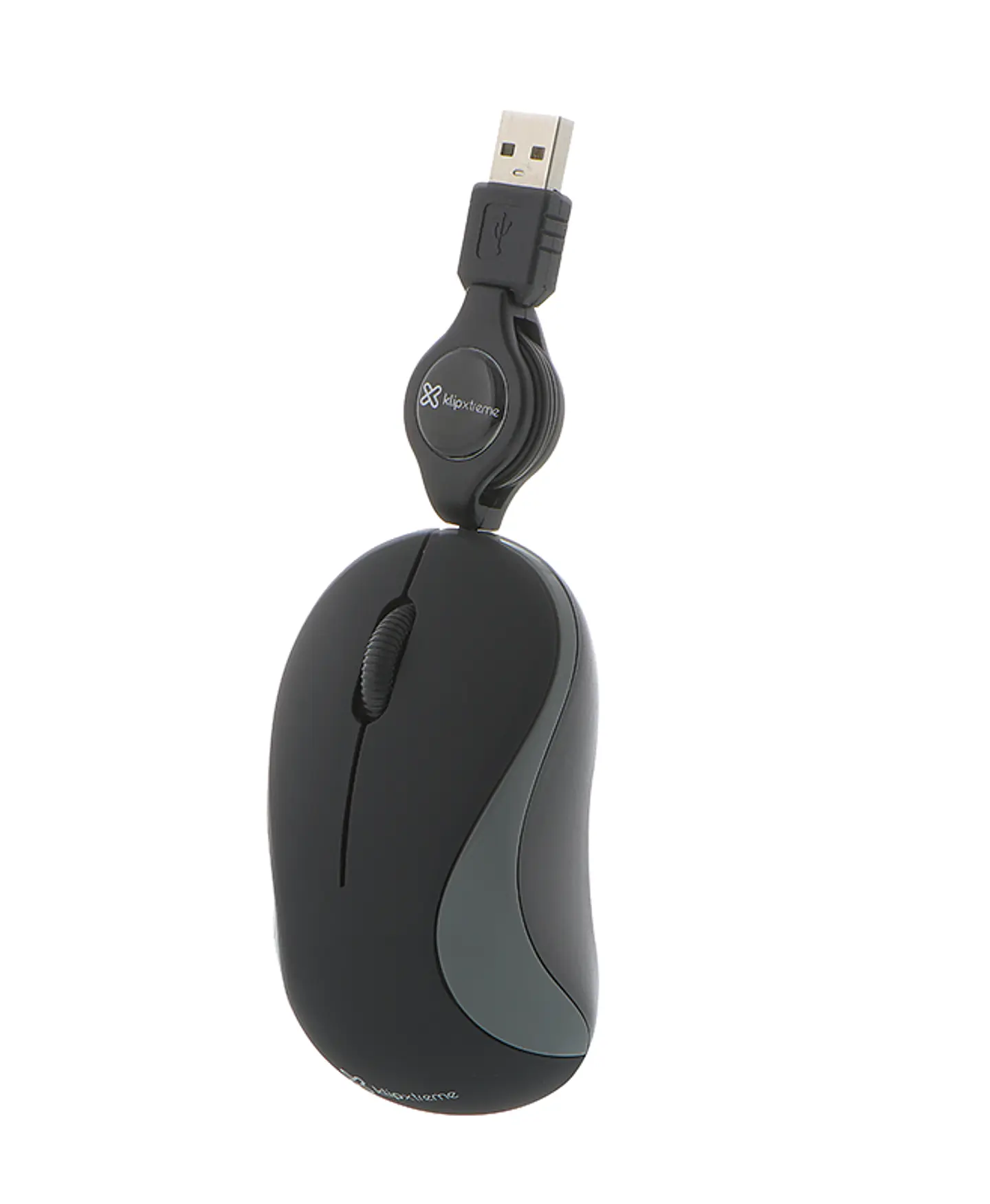 Mouse USB Retractil KlipXtreme Karbon 1