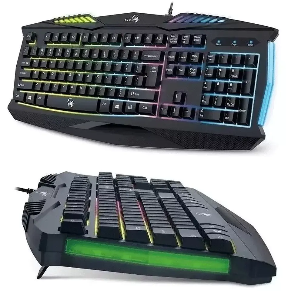 TECLADO GAMER GENIUS GX SCORPION K220 RETROILUMINADO LED 3