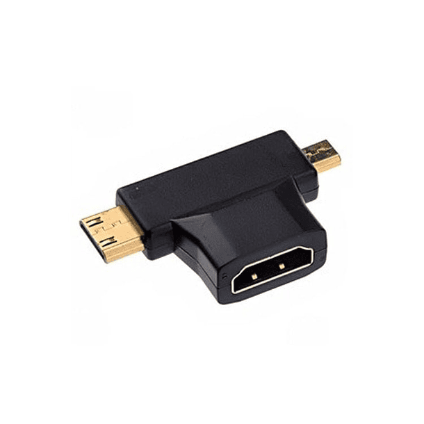Adaptador 2 En 1 HDMI A MIcro-Mini HDMI