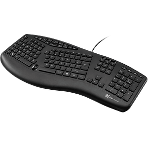 Teclado Ergonómico USB Con Rueda Majestik KlipXtreme