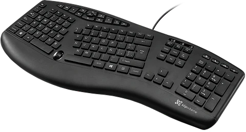 Teclado Ergonómico USB Con Rueda Majestik KlipXtreme
