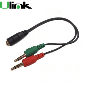 Cable de Audio 3.5mm a 2X Audio 3.5mm