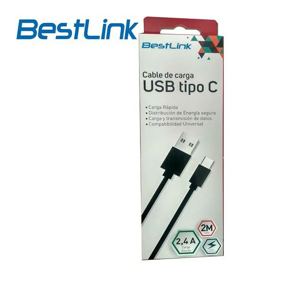 Cable USB tipo C NEGRO 2