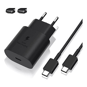Cargador travel adapter 25w PD Cable tipo C a C