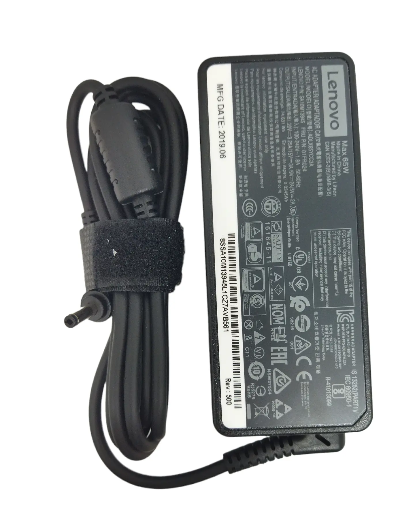 Cargador Original Lenovo 20v x3.25a/65w 4