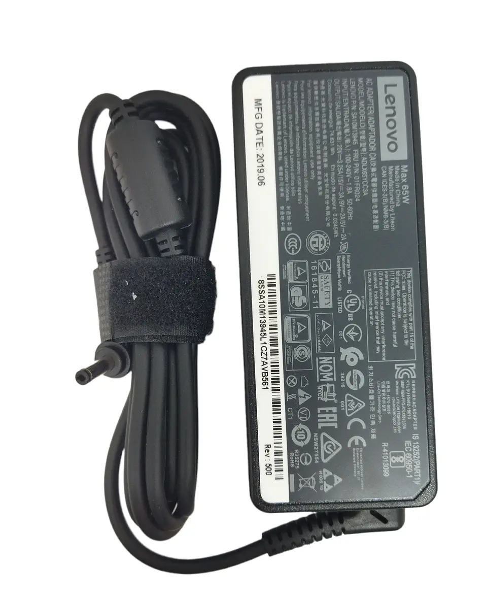 Cargador Original Lenovo 20v x3.25a/65w 4