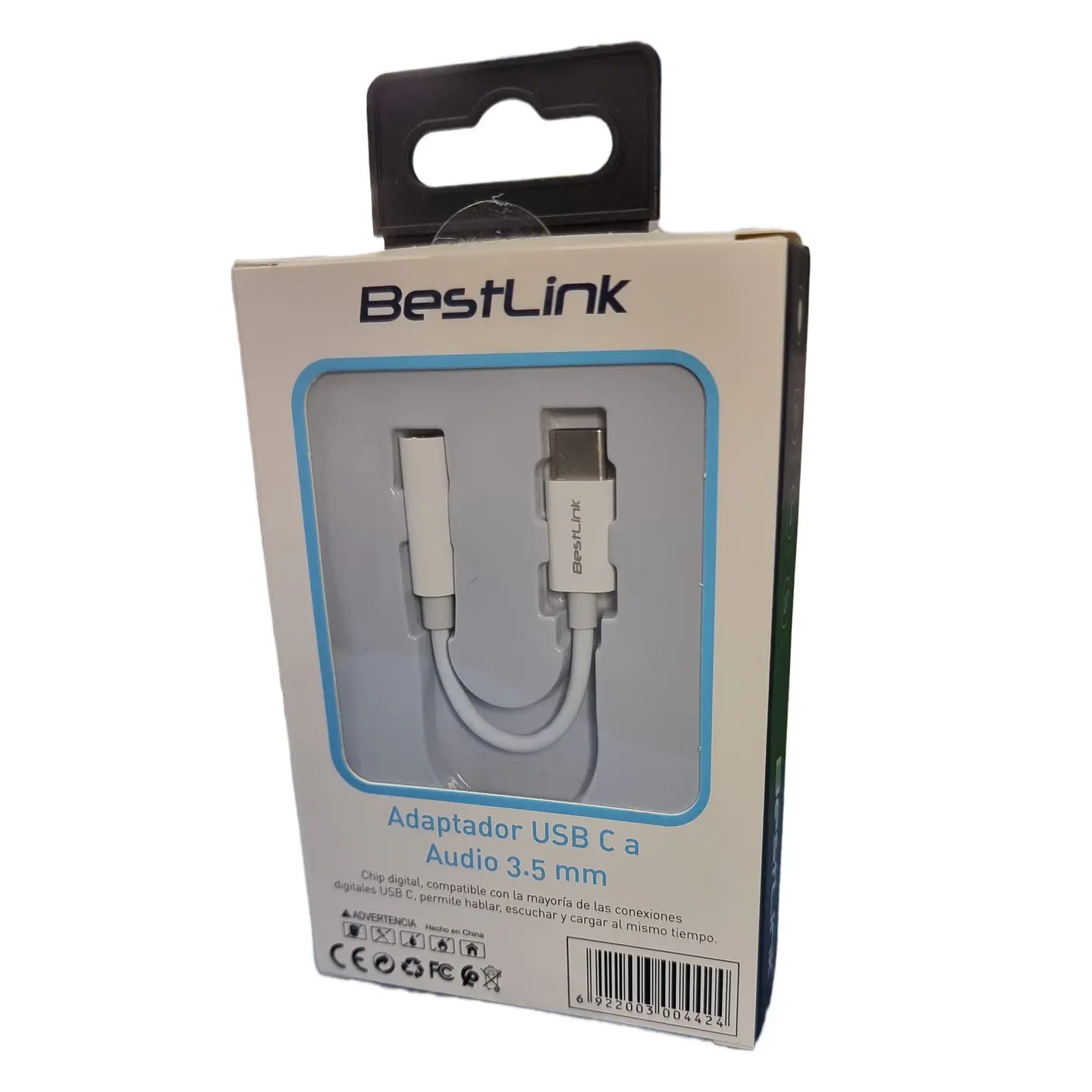 Adaptador USB C a Audio 3.5mm  2