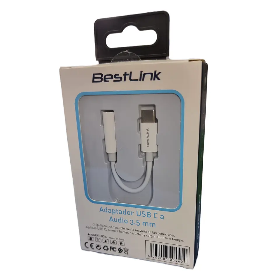 Adaptador USB C a Audio 3.5mm  2