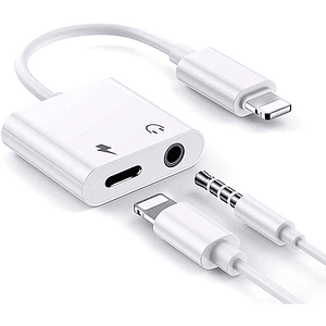 Adaptador Lightning A Lightning + Audio