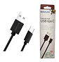 Cable USB tipo C NEGRO - Miniatura 1