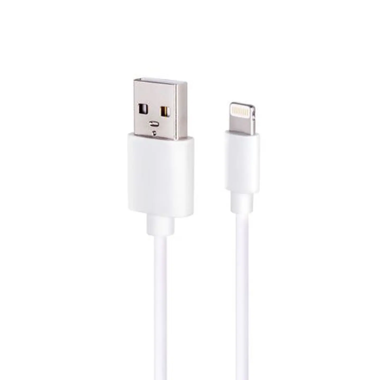 Cable de carga lightning BLANCO 1