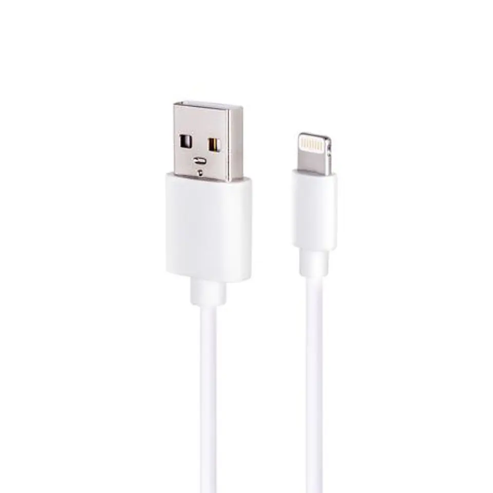 Cable de carga lightning BLANCO 1