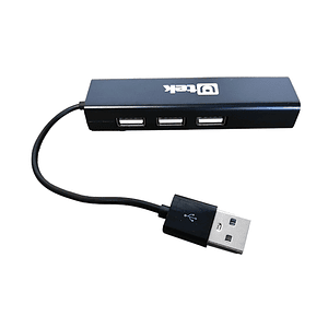 Adaptador USB 2.0 a ethernet con 3 HUBs USB 2.0 / mod. UT-USLAN