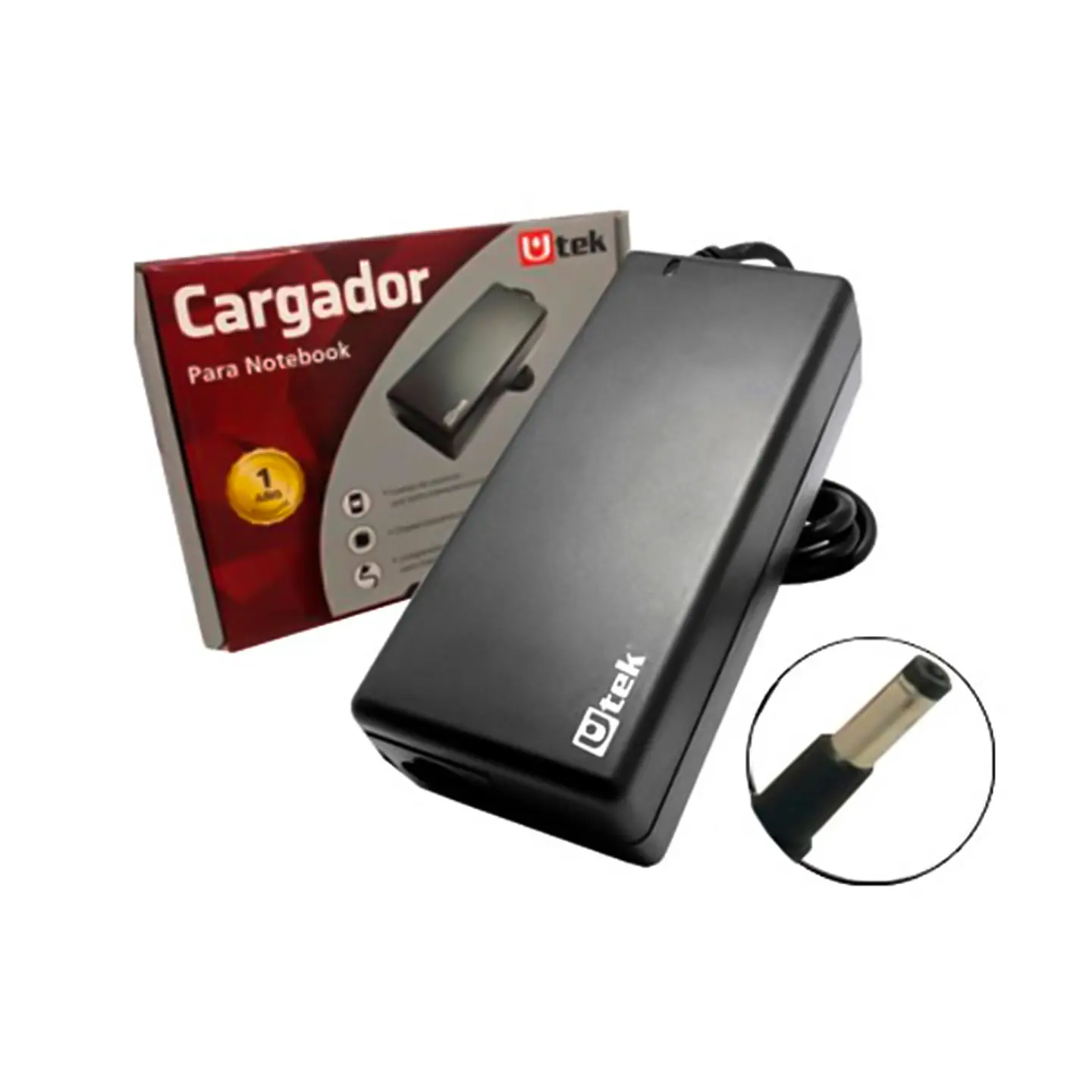 Adaptador de energía HP 19V 4,74A 7,4%2A5,0 mm / mod. UT-HP90 1