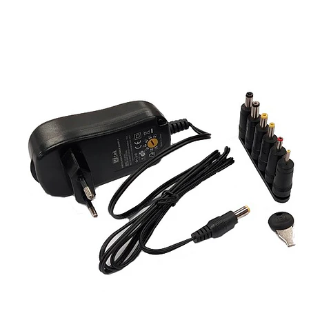  Adaptador universal de energía 3/4.5/5/6/7.5/9/12V 2A y 7 conectores / UT-UCH24