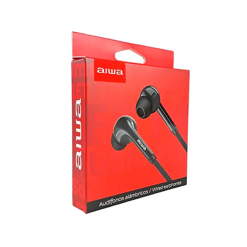 Audífonos alámbrico Aiwa AW-B60 Jack 3.5