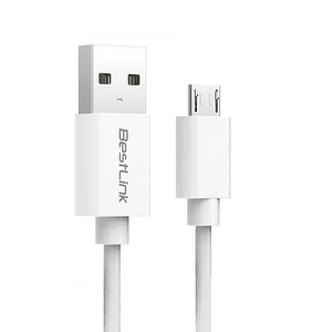 Cable micro USB V8 BLANCO