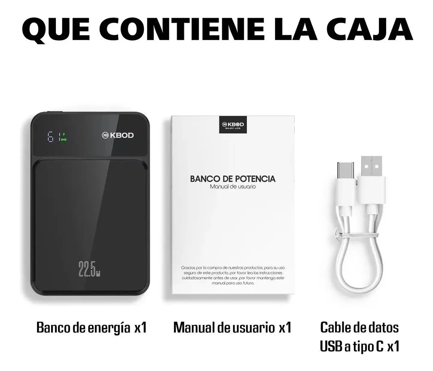 POWER BANK KBOD Super Magnetic 5000Mah /PWR-10 4