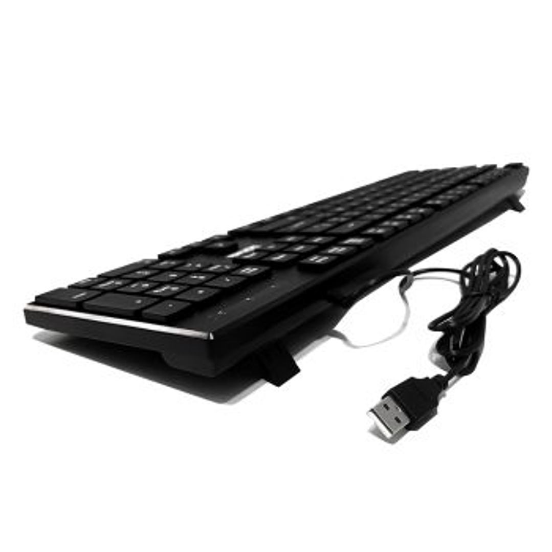 Teclado USB multimedia tecla Slim 3