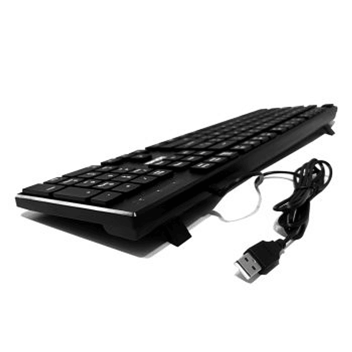 Teclado USB multimedia tecla Slim 3