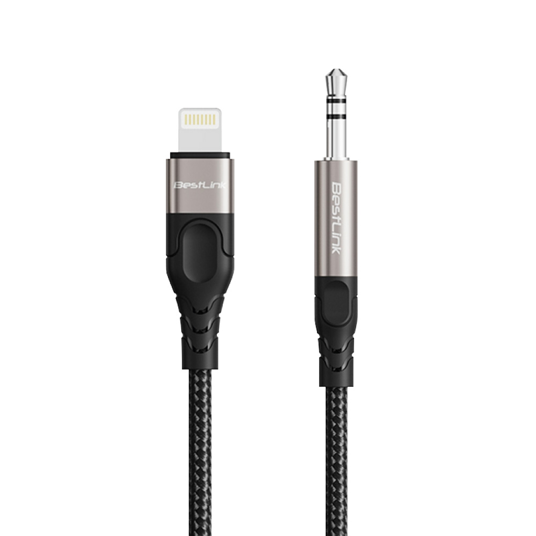 Cable De Audio 3,5mm a lightning de 1,2 mt 1
