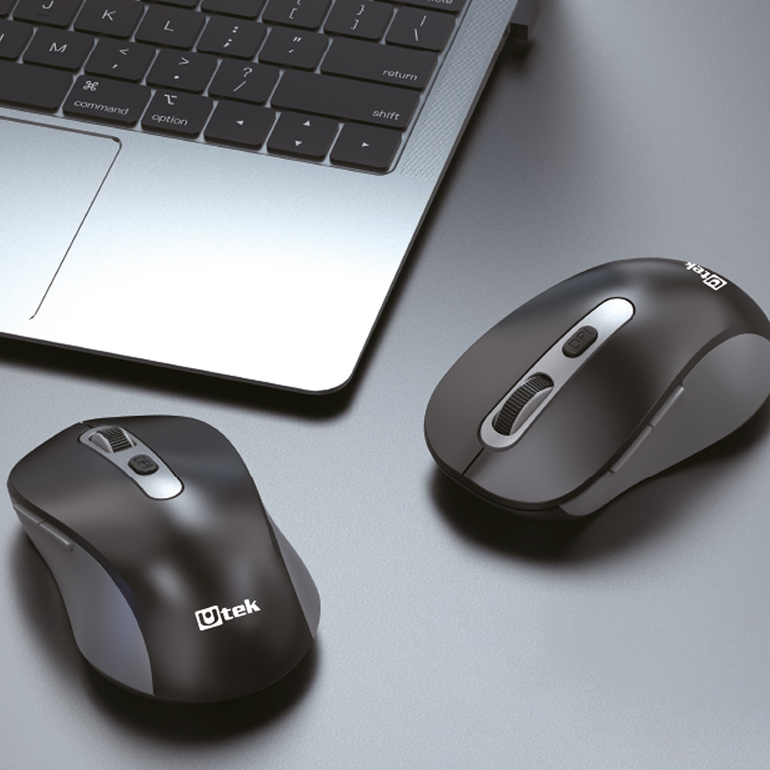 Mouse Inalámbrico Utek 2.4Ghz 6 Botones 5
