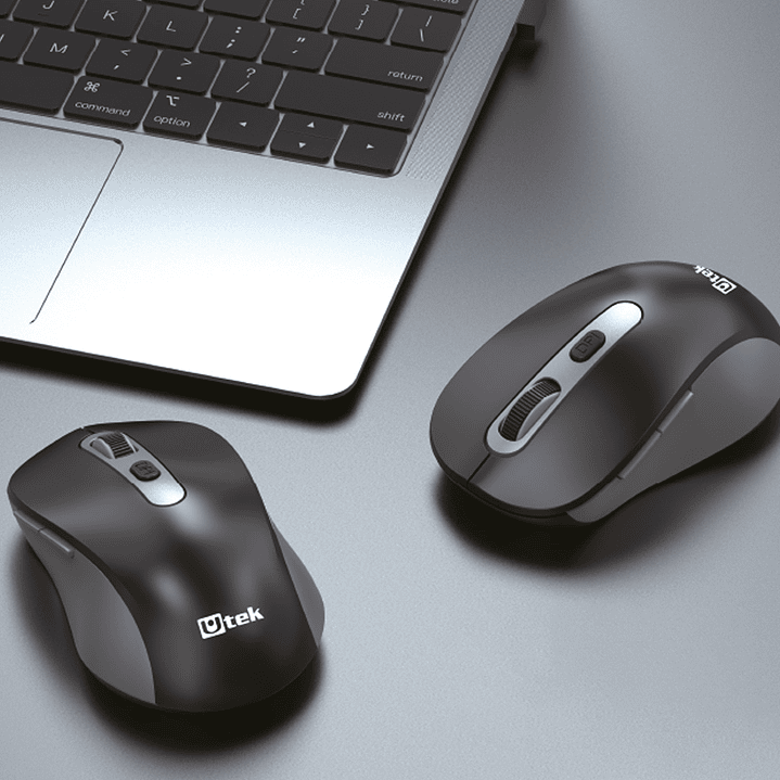 Mouse Inalámbrico Utek 2.4Ghz 6 Botones 5