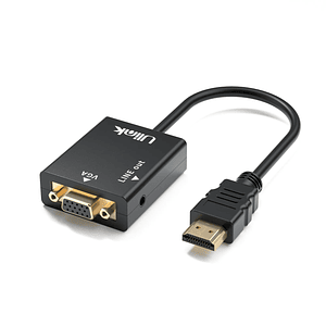 Adaptador de HDMI a VGA + Audio