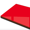 Tablero Alto Brillo Rojo 1220x2440mm espesor 18mm