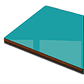 Tablero Alto brillo Turquesa 1220x2440mm espesor 18mm - Miniatura 1