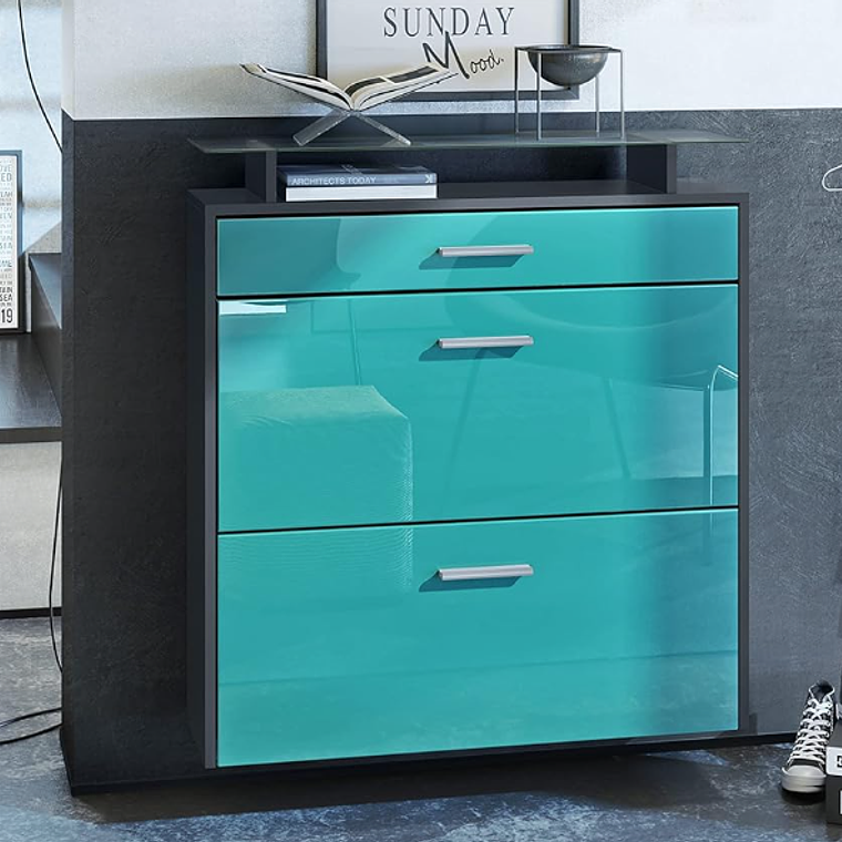 Tablero Alto brillo Turquesa 1220x2440mm espesor 18mm 2