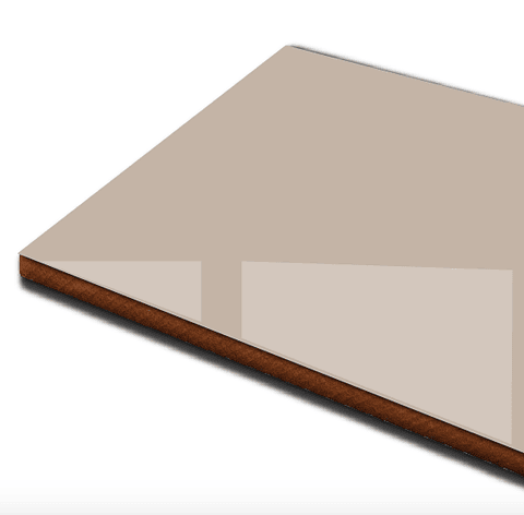 Tablero Alto brillo Capuchino 1220x2440mm espesor 18mm