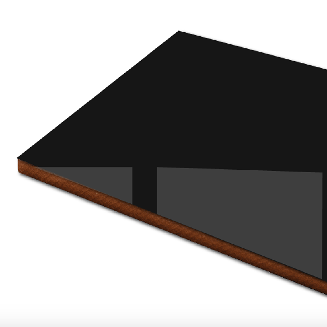 Tablero Alto brillo Negro 1220x2440mm espesor 18mm 1