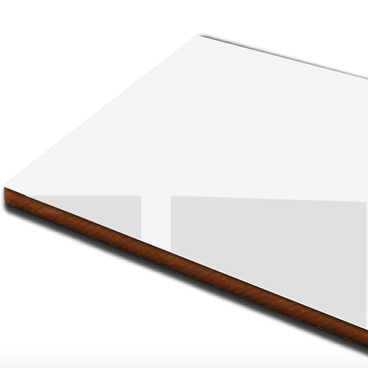 Tablero Alto brillo Blanco 1220x2440mm espesor 18mm 1