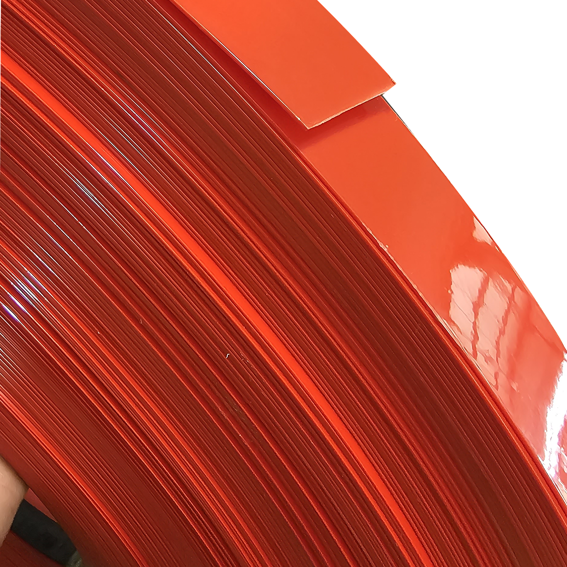 Tapacanto Rojo Alto brillo 100 Mts 2