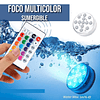 Foco multicolor sumergible IP68