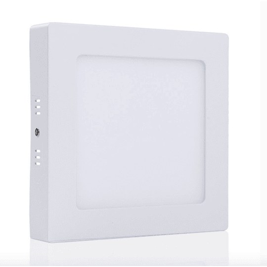 Panel LED sobrepuesto cuadrado 12W