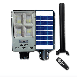 Foco solar led 200w c/ soporte