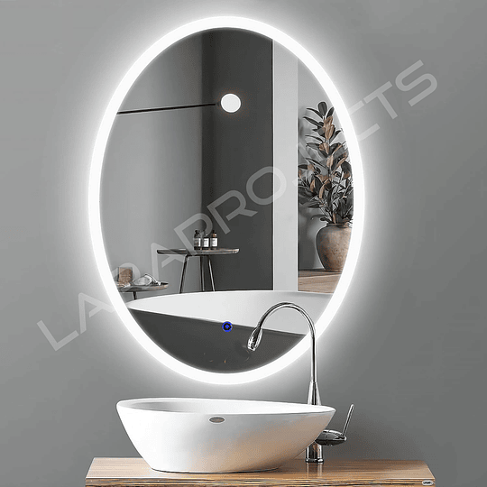 Espejo de baño Led táctil 78X58