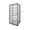 Shower doors negro base cuadrada 70x70x190