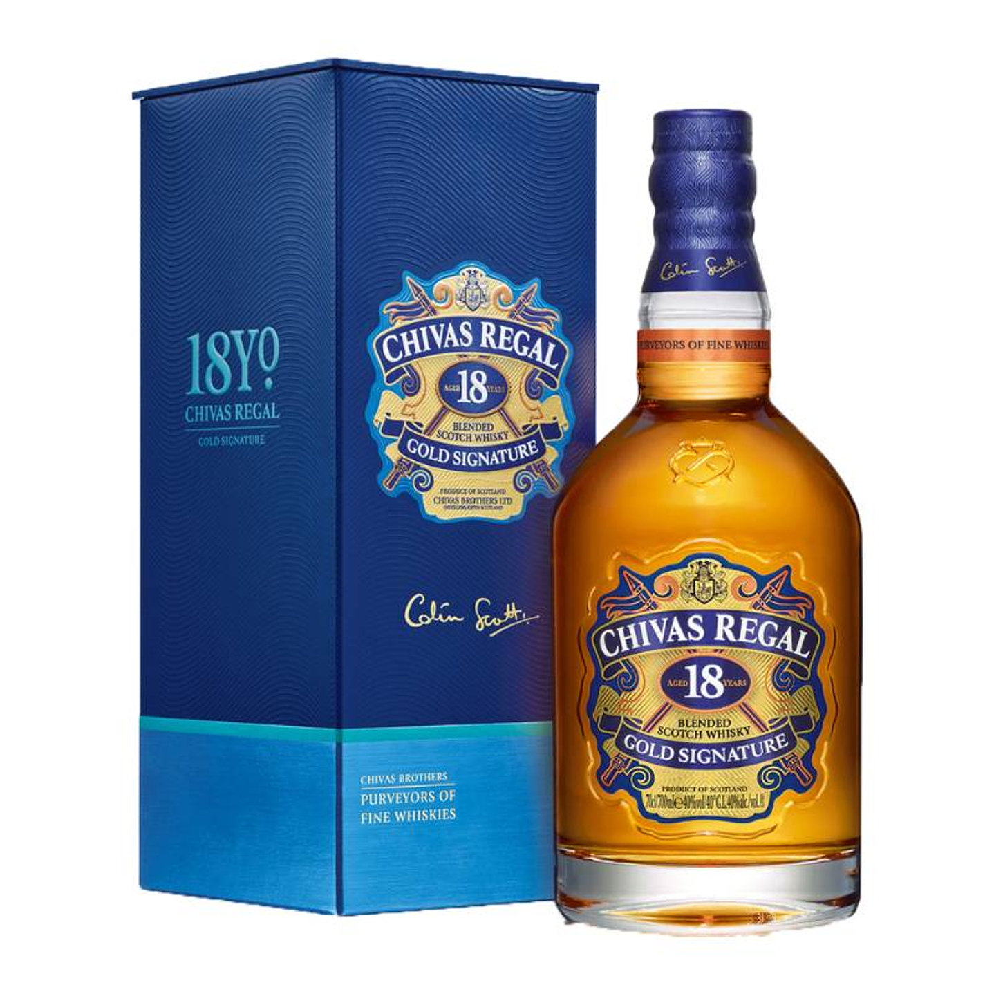 WHISKY CHIVAS REGAL 18 AÑOS 40% 750CC