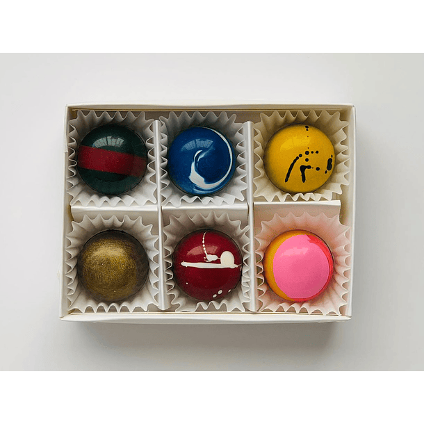 Chocolates Prieto, caja de 6 bombones rellenos