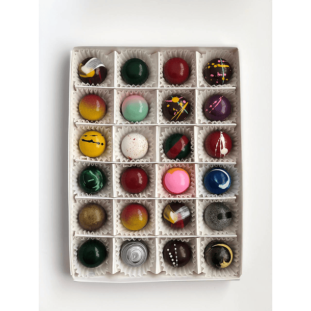 Chocolates Prieto, caja de 24 bombones rellenos