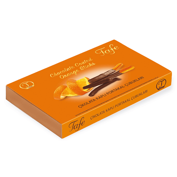 Cáscara de Naranja cubierta de Chocolate Belga 150 Gr